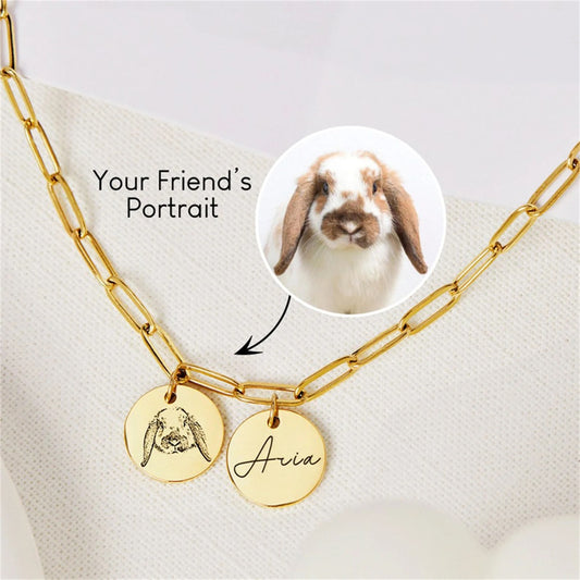 DEFATRY Custom pet Necklace